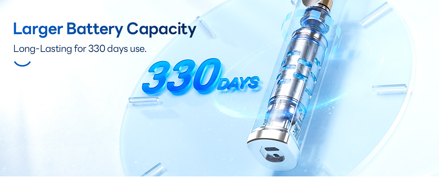 bymore electric toothbrush for adults, travel sonic rechargeable, 8 replacement heads, 5 modes, 330 day battery