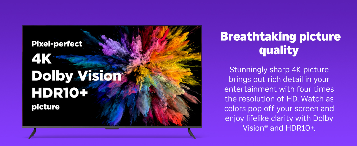 roku 4k streaming stick – hdr, dolby vision, voice remote, long range wi fi & free live tv