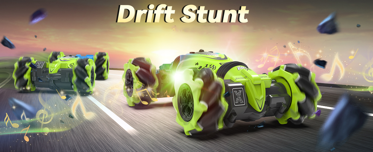4wd gesture rc car – drift, twist, hand control, offroad stunt, lights & music