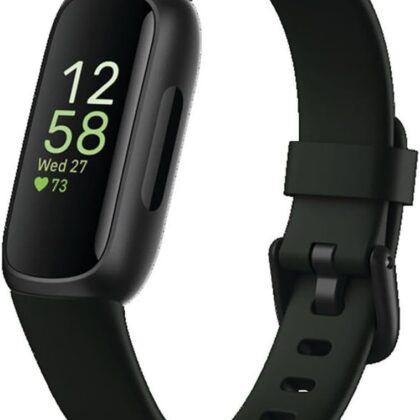 fitbit inspire 3 – fitness & health tracker, sleep, heart rate, stress – midnight zen/black