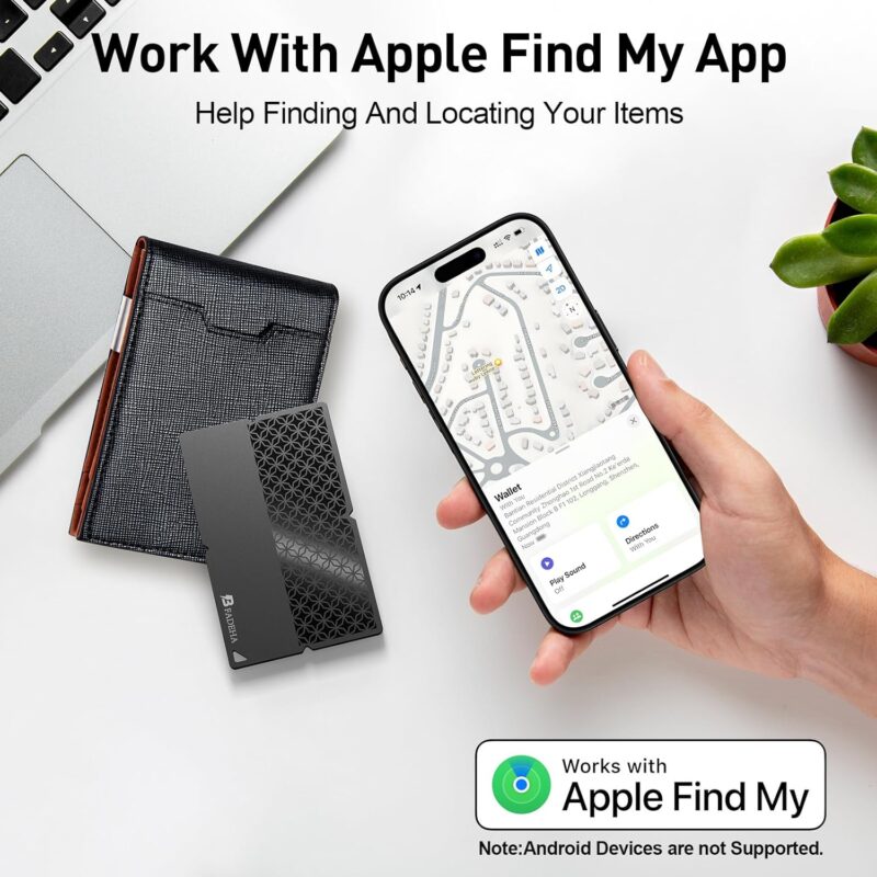 apple mfi bluetooth tracker 2025 – gps finder for keys, wallet, passport, 5 10 year battery