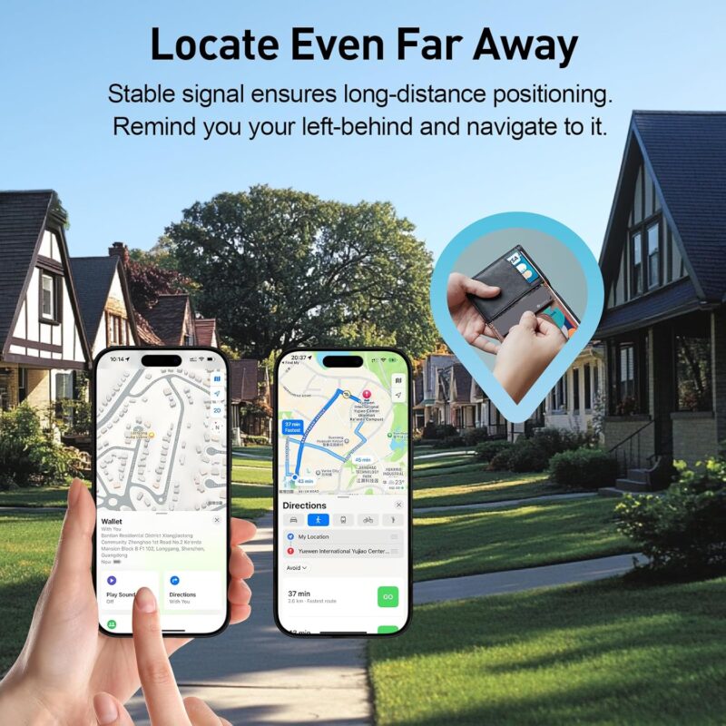 apple mfi bluetooth tracker 2025 – gps finder for keys, wallet, passport, 5 10 year battery