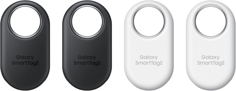 samsung smarttag2 2023, bluetooth & uwb, ip67 waterproof, app tracker, 1.5 year battery, 4 pack